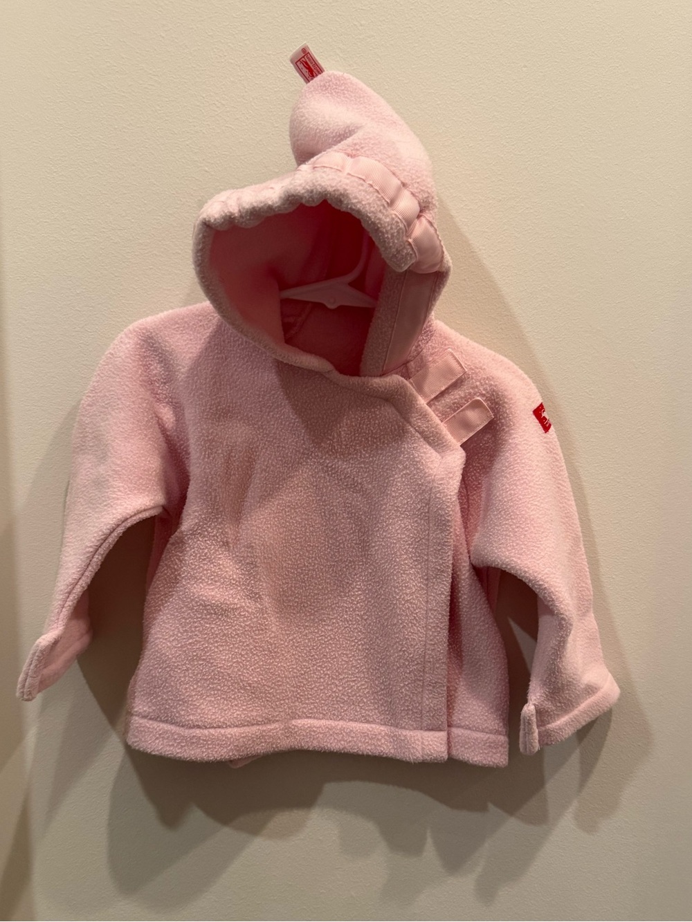 Widgeon Warmplus Polartec Fleece Hooded Coat Light Pink 12M